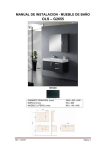 mueble de baño ols – g2655