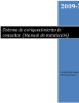 Sistema de enriquecimiento de consultas (Manual de instalación)