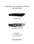Embedded Linux Stand Alone DVR De alto rendimiento