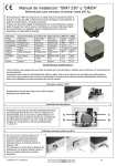 Manual de instalación: “SIM1 230” y “SIM24”