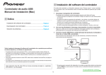 Controlador de audio USB Manual de instalación (Mac