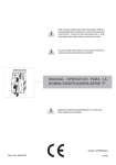 manual operativo para la bomba dosificadora serie “f”