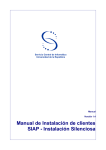 Manual de Instalacion de clientes SIAP - Instalacion