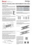 manual de instalación y mantenimiento para cbe`s