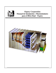 Osprey Corporation Manual de Instalación y Mantenimiento para el