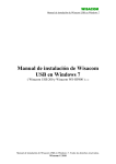 Manual de instalación de Wisacom USB en Windows 7