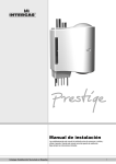 Manual de instalación Prestige A
