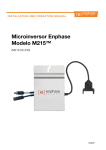 Manual de instalación Microinversor Enphase M215