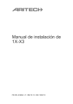 Manual de instalación de 1X-X3 - Utcfssecurityproductspages.eu