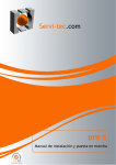 Manual de instalación DPR-B