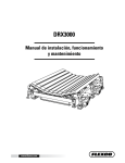 DRX3000 Manual de instalación, funcionamiento y