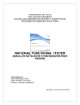 rational functional tester manual de instalación y