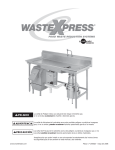 InSinkErator Waste Xpress Installation Care and Use Manual in