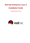Installation Guide - for Red Hat Enterprise Linux 5.0