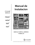 Installation manual - Spanish