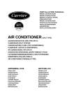 AIR CONDITIONER(SPLIT TYPE)
