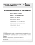 manual de instalación y funcionamiento hidromasajes y bañeras de