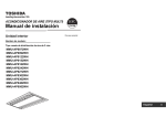 Manual de instalación - Homocrisis by Toshiba Calefacción & Aire