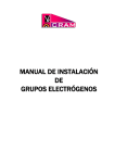 manual de instalación de grupos electrógenos