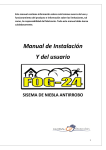Manual de Instalación Y del usuario