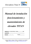 Manual de instalación funcionamiento y