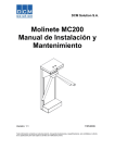 MC200 - Manual de Instalación y mantenimiento