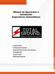 Manual de Operación e Instalación Capacitores