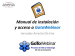 Manual de instalación y acceso a GotoWebinar