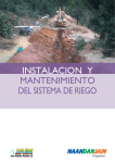 instalacion y mantenimiento del sistema de riego