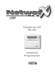 manual instal. lcd networx