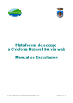 Manual de instalación Plataforma de acceso