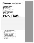 PDK-TS24 - Pioneer Electronics