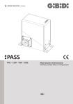 E PASS - (1200 - 1800 - 2500) Motorreductor