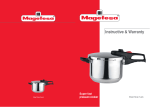 Instructive & Warranty Super fast pressure cooker