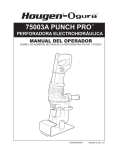75003a punch pro™ perforadora electrohidráulica