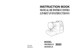 instruction book manual de instrucciones livret d`instructions