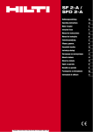 PDF Manual de instrucciones SF/SFD 2-A