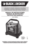 manual de instrucciones manual de instruções instruction manual