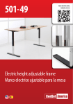 Electric height adjustable frame Marco electrico