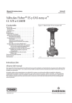 Válvulas Fisher ES y EAS easy-e CL125 a CL600