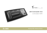 LED-Commander 16/2 controlador DMX manual de instrucciones