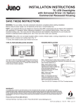 INSTALLATION INSTRUCTIONS