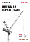 LUFFING JIB TOWER CRANE