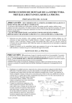 fiche d`instructions pour l`installation de la piscine