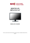 monitor led amplio de 18,5" manual del usuario