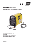 POWERCUT 650 - ESAB Welding & Cutting Products