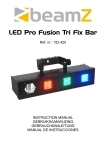 LED Pro Fusion Tri Fix Bar Pro Fusion Tri Fix Bar Pro