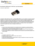 Mini Adaptador USB Bluetooth 2.1 EDR Clase 1 para Red