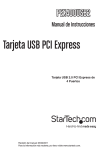 Tarjeta USB PCI Express