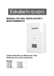 manual de uso, instalacion y mantenimiento